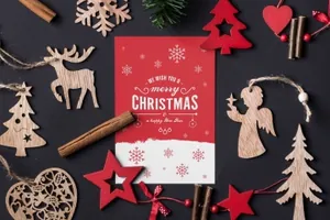 圣诞节主题圣诞球装饰元素Christmas Mock-up