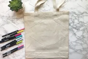 帆布手提袋购物袋设计样机Tote Bag Mockup