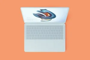 顶视图视角的Macbook PRO样机macbook-pro-mockup