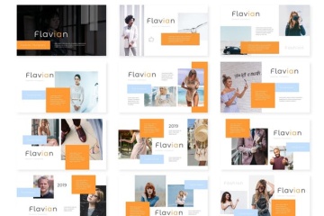多用途企业业务介绍PPT演示文稿模板 Flavian – Powerpoint
