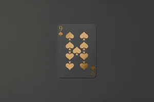 逼真质感的高品质扑克牌包装设计Poker Card Mockup