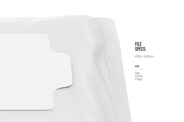 湿润护肤湿纸巾包装样机