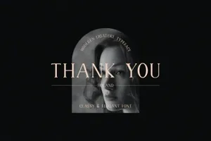 奢华优雅时尚现代海报杂志排版英文字体 Alfinart - Halland Serif Font