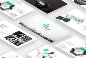 简约时尚的商业化ppt模板Powerpoint