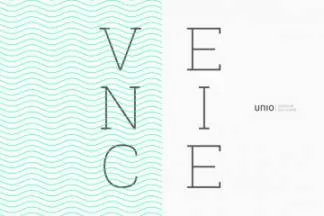 Venice Serif Font 不错的一套免费衬线英文字体