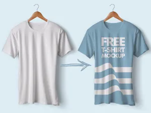 T恤模型PSD贴图模板T-Shirt Mockup PSD 样机模版