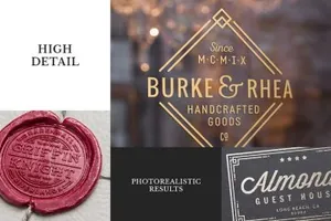 有格调的商标徽章实物模型 10 LogoBadge Mock-Ups