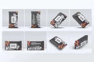 高品质的棉柔巾湿巾包装设计wet-wipes-mock-up
