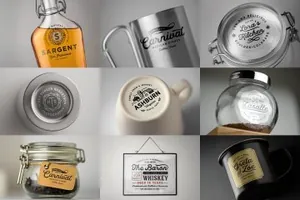 时尚高端逼真质感的高品质logo标志Logo Badge