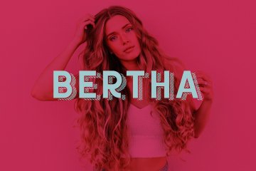 一款现代极简主义无衬线英文字体Bertha