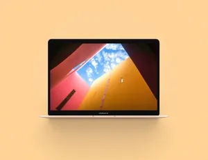全新的Macbook Air UI样机展示模型macbook-air