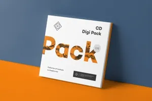 时尚高端逼真质感的专业房地产VI光盘cd digi pack