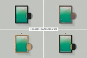 经典的海报模型 Minimal Poster Mockups