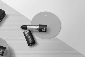 时尚高端哑光唇膏口红包装设计matte-lipstick-mockups