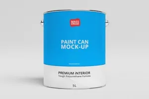 金属油漆桶外观设计样机Paint Can Mock-Up