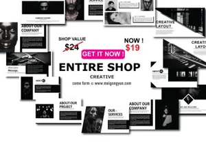 高端幻灯片演示模板Napoleon Powerpoint