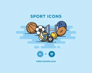 FREE SPORT ICONS UI 素材