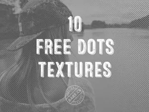 半色调点纹理素材10 Free Halftone Dots TextureF 设