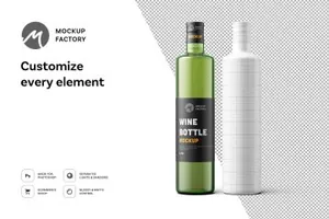 食用油外观设计样机展示模板