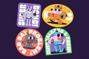 90年代有趣的卡通漫画风格英文字体 Gulfs Display Font Family