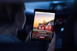 酷炫夜晚场景的iPad样机 iPad Mock-Up Set