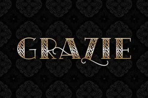 特殊独特具有文化装饰的英文字体 Aqilah Font