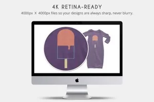 婴儿睡袍模型 Infant Layette Gown Mockups