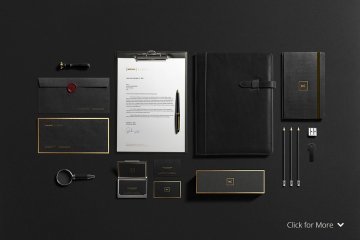 13高端办公文具品牌样机 Premium Stationery