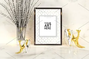 豪华家居装饰画框样机套装BundleMockup Premium