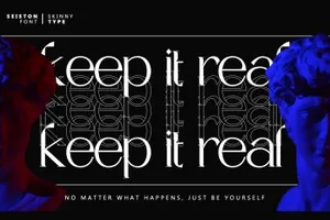 现代简约优雅美丽的品牌英文装饰字体 Seiston - Display Typeface