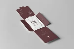 高品质的时尚高端挂包包装设计hanging-pack-mock-up