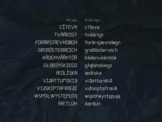 折页风格英文字体Aperture