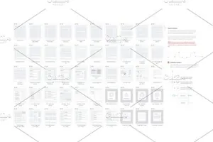 网站设计线框图amp;amp;流程图展示样机s9-mockup-v-3