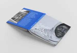 方形书籍封面内页设计贴图展示样机PSD模板 Square book mockup