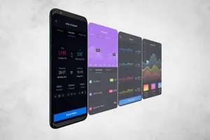 高品质的多角度三星S9手机应用程序APPFlowcharts V1