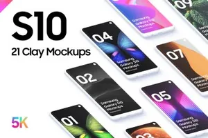 全视屏多角度21个场景Samsung Galaxy S10 - 21 Clay