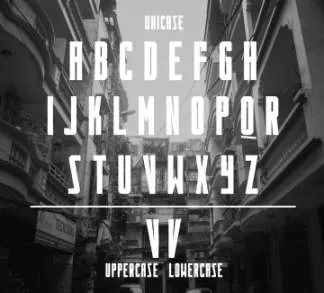 复古无衬线英文字体Cot Dien Typeface Free Demo