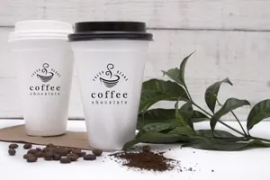 高级高端咖啡定咖啡杯元素智能对象Coffee Mock Ups