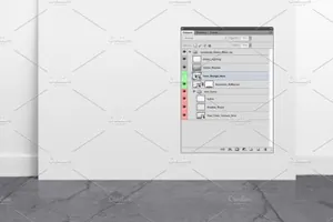 横向尺寸海报设计样机模板Landscape  01
