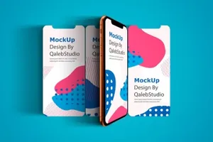 高品质的iPhone X UI样机展示模型Mockup V.4