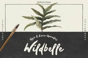 野性风格的字体 Wildbelle Font