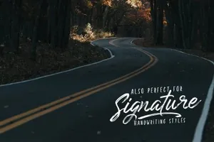 粗犷的手写英文字体 Underland Script