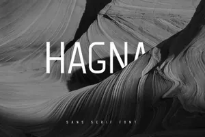 时尚的字体 Hagna