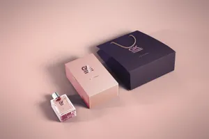 高品质高端高档香水包装盒Perfume Mock-up