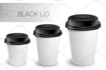 咖啡杯样机模型 Takeaway cup