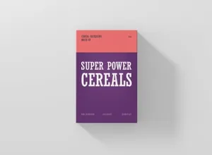 高分辨率和易于定制的包装盒子cereals-box-mockup