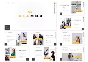 极简主义谷歌幻灯片模板