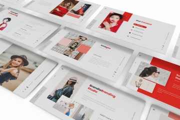 时尚高端简约清新多用途的高品质品牌主题演讲