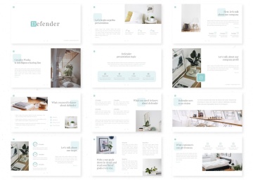 创意产业极简主义 ppt模板下载