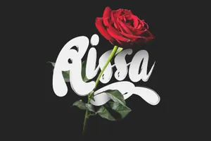 创意手绘英文字体Rissa Typeface 精选字体